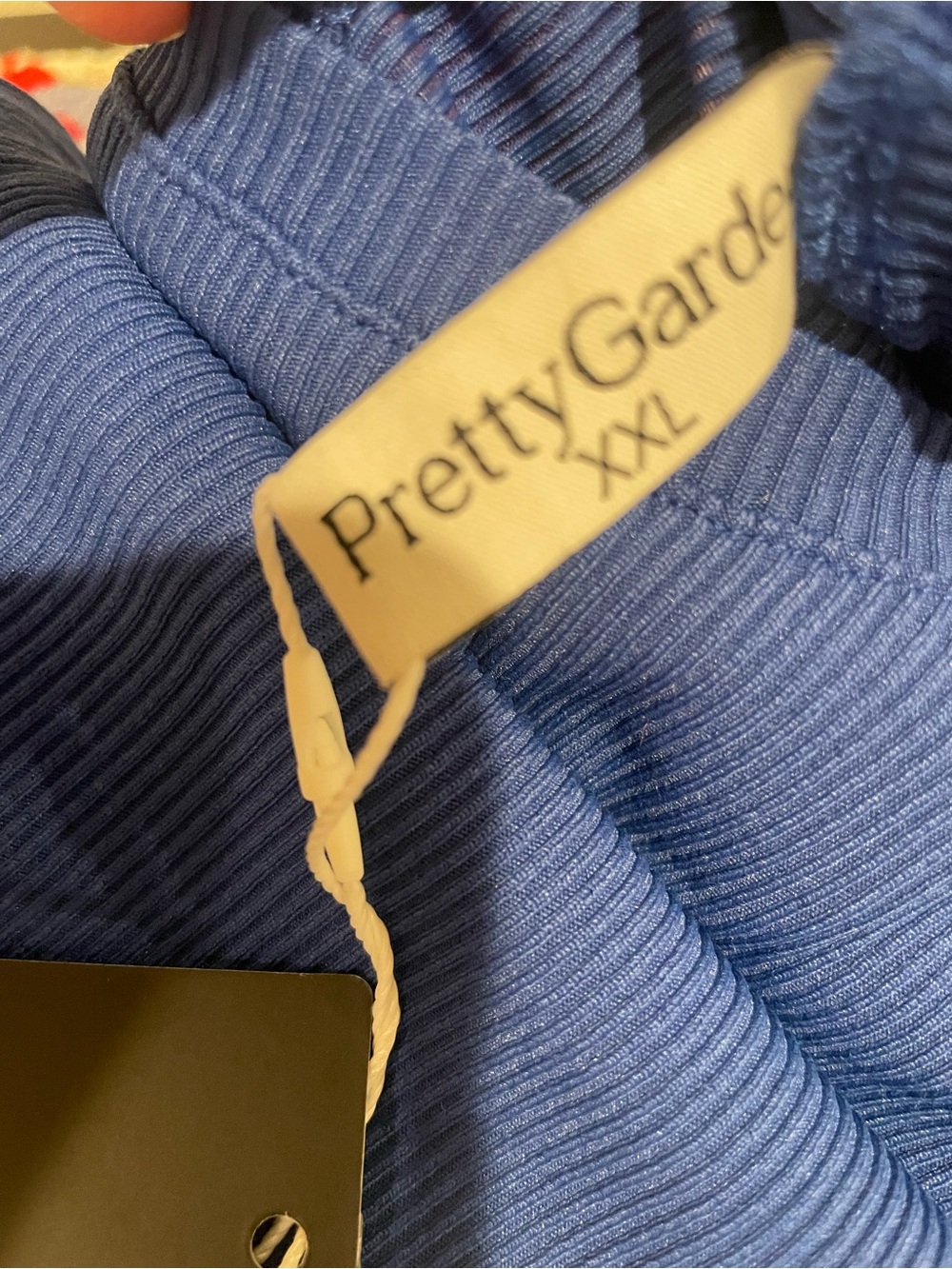 Flutter Sleeve Wide-Leg Jumpsuit in Cobalt Blue - Picture 5 of 6